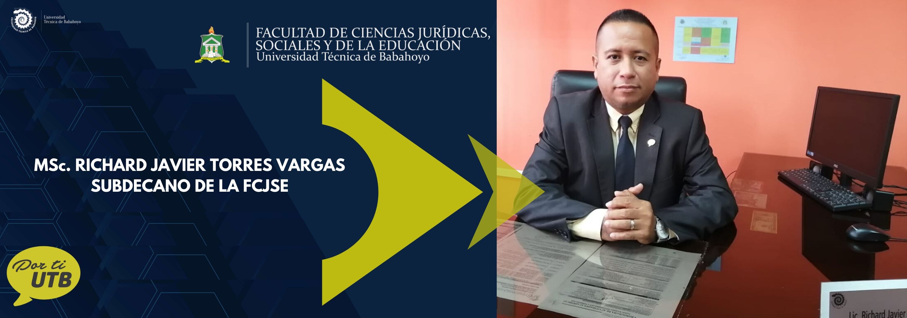 MSc. Richard Javier Torres Vargas - Subdecano